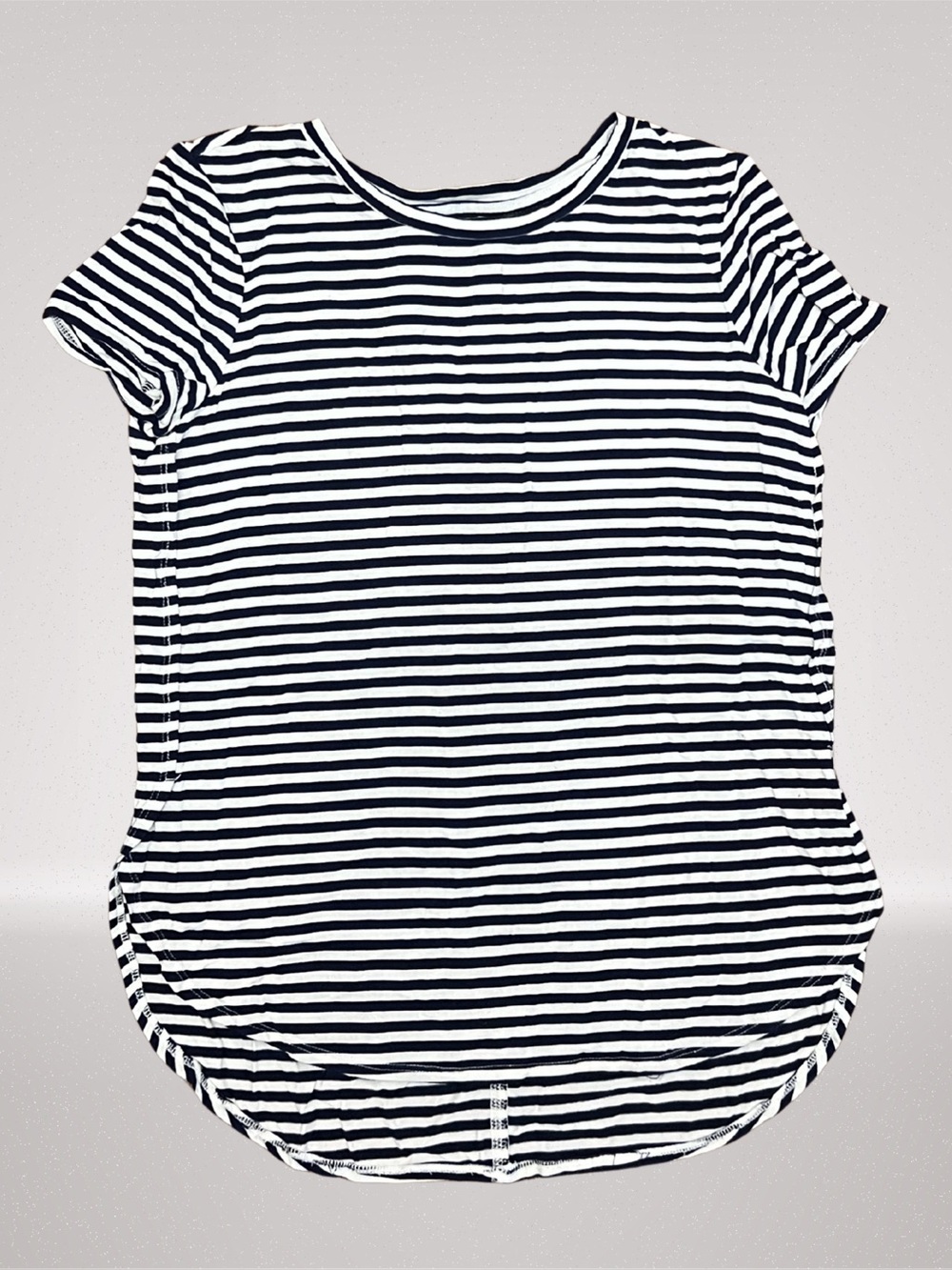 Girls Size 10-12 Shirt Bundle | Old Navy Heart Tee & Old Navy Luxe Striped Top